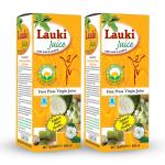 Basic Ayurveda Lauki Juice Bottle Gourd Juice 500 ml ,Pack of 3