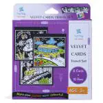 PepPlay Velvet Coloring Cards - Travel Set