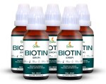 GRINBIZZ Biotin Drop For Increased Hair Density, Shinier Hair, Healthier Skin & Nails, Boost Metabolism & Energy ,Viatmin C