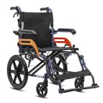 KosmoCare Tranz Dzire Premium Aluminum Folding Wheelchair with Seat Belt