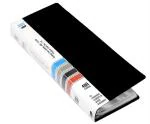 SPS Black Plastic File Folder Business Card Holder 711,1000 Cards with Indexes
