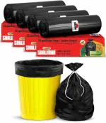 Shalimar Premium OXO - Biodegradable Garbage Bags 24 X 32 Inches (Large) 60 Bags (4 rolls) Dustbin Bag/Trash Bag - Black Color