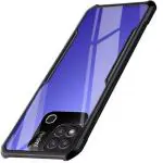 COBERTA Back Cover for Redmi 10A Back Cover Case - Black Transparent