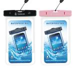 Tarkan Multicolor Plastic, Thermoplastic Polyurethane Pouch Case For Up to 6.5 Inch Smartphones (Pack Of 2)