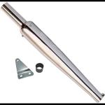 Supremechoice Bullet Silencer Exhaust A1 Quality Goldstar Chrome Silencer with Glasswool Chrome Bike Exhaust With Zed Clemp & Bush for Royal Enfield Bullet Classic 350