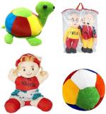 Kashish Trading Company soft turtle-sheela doll- Ball-M with motu paltu for gift (25-30 cm) - 28 cm (Multicolor)
