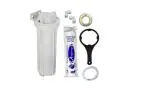 AMPEREUS Pre Filter for Water purifier for All RO Water Purifier, External Pre filter kit with spun candles white