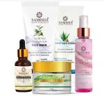 Samisha Acne Defense Beauty Gift Set (Anti-acne Cream,Facewash,foot care cream,Tonic,Serum)Pack of 5