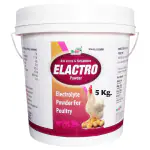 REFIT ANIMAL CARE Electrolyte Powder for Poultry, Anti Stress & Rehygration, Energy Booster for Chicks, Broilers, Layers, Breeders, Chicken, Hen, Growers & Birds, 5 Kg - Elactro