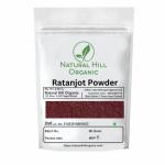 NATURAL HILL ORGANIC Ratanjot Powder Pure & Natural 50 Gram | Alkanna | | Alkanet - Alkanna Tinctoria For Hair Fall, Hair Growth, Skin | Chemical-Free, | No mixing |Zipper Pack | With Roasted Imli Beej Powder 50 Gram
