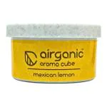 Airganic Aroma Cube - Mexican Lemon Organic Air Freshener | Spill Proof Car Perfume- 40 gm - Fresh n up your Car
