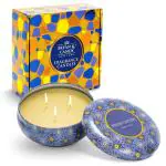 Bryan & Candy Fresh Cotton Scented Aromatherapy Candle gift Set For Men And Women 420 g