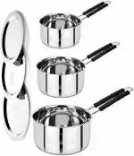 LIMETRO STEEL Stainless Steel Dinner Set - 3 Pcs