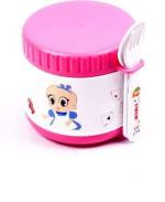 Farlin 300 CC Warmer Can with Spoon & Fork - 300 ML (Pink)