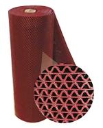 AMRO HOME NEEDS Waterproof Brown PVC Door Mat 15 x 23 inch