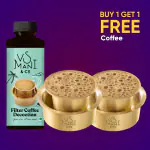 VS MANI & CO - 2 Brass Dawara Tumbler + Free Decoction 0.1L/100ML