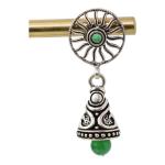 CHAITANYA EMPORIUM classy sun design silver jhumke