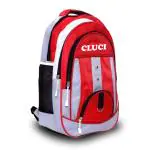CLUCI Unisex ( Boys & Girls ) School Bag For Class 5th, 6th, 7th, 8th, 9th, 10th, 11th, 12th Student ( RED)