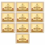 Ayusoul Ayurveda Khadi Herbal Natural Sandalwood Bath Soap for Soothing & Natural Skin Pack of10