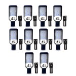 D'Mak 24 Watt Waterproof Lens Led Street Light for Outdoor Purposes (White, Pack of 10)