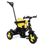 Her Home Tricycle Plug and Play with Parental Control Handle 1-5 Y - Trike for Kids Eva Wheels,Comfortable Seat and Sipper for Boys and Girls -Upto 25 Kg -Indoor and Outdoor-Made in India (Yellow)