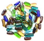 DS1 Capsule Glass Pebbles Gravels Stone for Aquarium, Table, Vase, Fountain, 450 gm