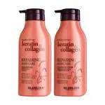 Luxliss Keratin and Collagen Brazilian Therapy Shampoo and Conditioner Tea Tree Damaged Hair Types 500 ml Each