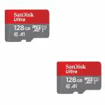 SanDisk 128GB Class 10 Ultra MicroSD UHS-I A1 COMBO 2PC niamia