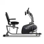 Reach Classic Recumbent Bike with Back Support Seat and Resistance Rope for Home Gym Exercise Cycle Black