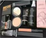 KA CAYLA Beauzy Combo 6 INSTA Glow makeup kit Foundation, Compact, Fixer, Concealer Strick, Inflamable and Vitamin C Serum (7 Items in the set)