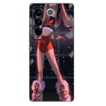 TOPPINGS printed Matte Finish Vinyl mobile back skin (This is Not Back CASE/COVER) for vivo V27 Design F07 -MT