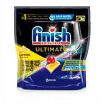 Finish Powerball Ultimate All In 1 Dshwasher Tablets Lemon, 25 Tablets