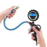Betlex Air Tire Inflator Gun with Digital Display Tire Pressure Gauge with Hose Connect Plug for Vehicles Cars Bicycle-200Psi-Multi-color