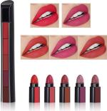 Bingeable Red Beauty Fab 5In1 Waterproof And Long Lasting Matte Lipstick - 10 G