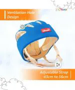Liltoes Royal Blue Baby Safety Helmet with Kneepad