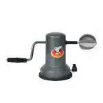 Anjali Black Stainless Steel Vacuum Base Coconut Scrapper