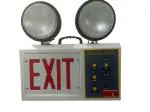 PYRO GUARD Emergency light with exit sign rechargeable battery backup industrial factory automation system