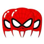 Festiko Spider-Man Theme Cardboard Super Hero Party Supplies Face Masks for Kids (Pack of 60)
