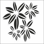 GRAPITS DIY Reusable All over Pattern Wall Stencil Plastic Sheet for Painting