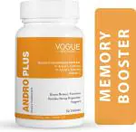 Vogue Wellness Andro Plus Mucuna Dopamine Brain Booster Supplement For Memory And Focus 30 Pcs