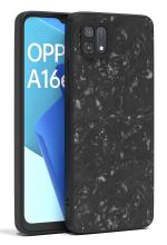 U&E Black Polycarbonate Back Cover For Oppo A16K