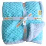 OYO BABY Blue Soft New Born Baby Blanket, Wrapper Sheet For Baby Boys & Baby Girls Durable fleece Wrap Sheet All Season Blanket