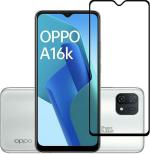 PARANDIV Oppo A16K Transparent Tempered Glass Air-Bubble Proof and Anti Glare Screen Protector with Dry and Wet Wipes