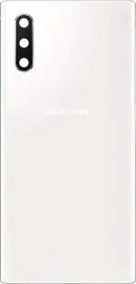 PURPLESAVVY Aura White Glass Back Panel For Samsung Note 10 Plus