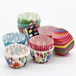 Deera Multicolor Cupcake Paper Liners Top Dia 5 cm - 100 Pcs