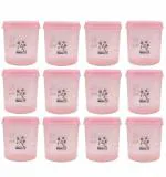 Harsh Pet Spill Proof Plastic Storage Container - 2000 ml (pack of 12)