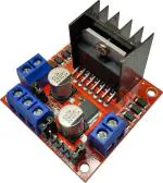 Acronix Motor Driver L298N With Heat Sink Plastic Power Supply Electronic Hobby Kit Pack of 2