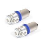 AllExtreme LED Parking Light Super Bright 5 SMD Interior Pilot License Plate Dome Indicator Lamp Bulb for Car Bike and Motorcycle (Blue)