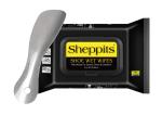 Sheppits Premium Shoe Wet Wipes & Steel Shoe Horn Combo | Shoe Care Kit