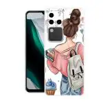 Draxon vivo V30 Pro 5G, V2319 Girl Printed Back Cover (10 x 3 x 20 cm)
